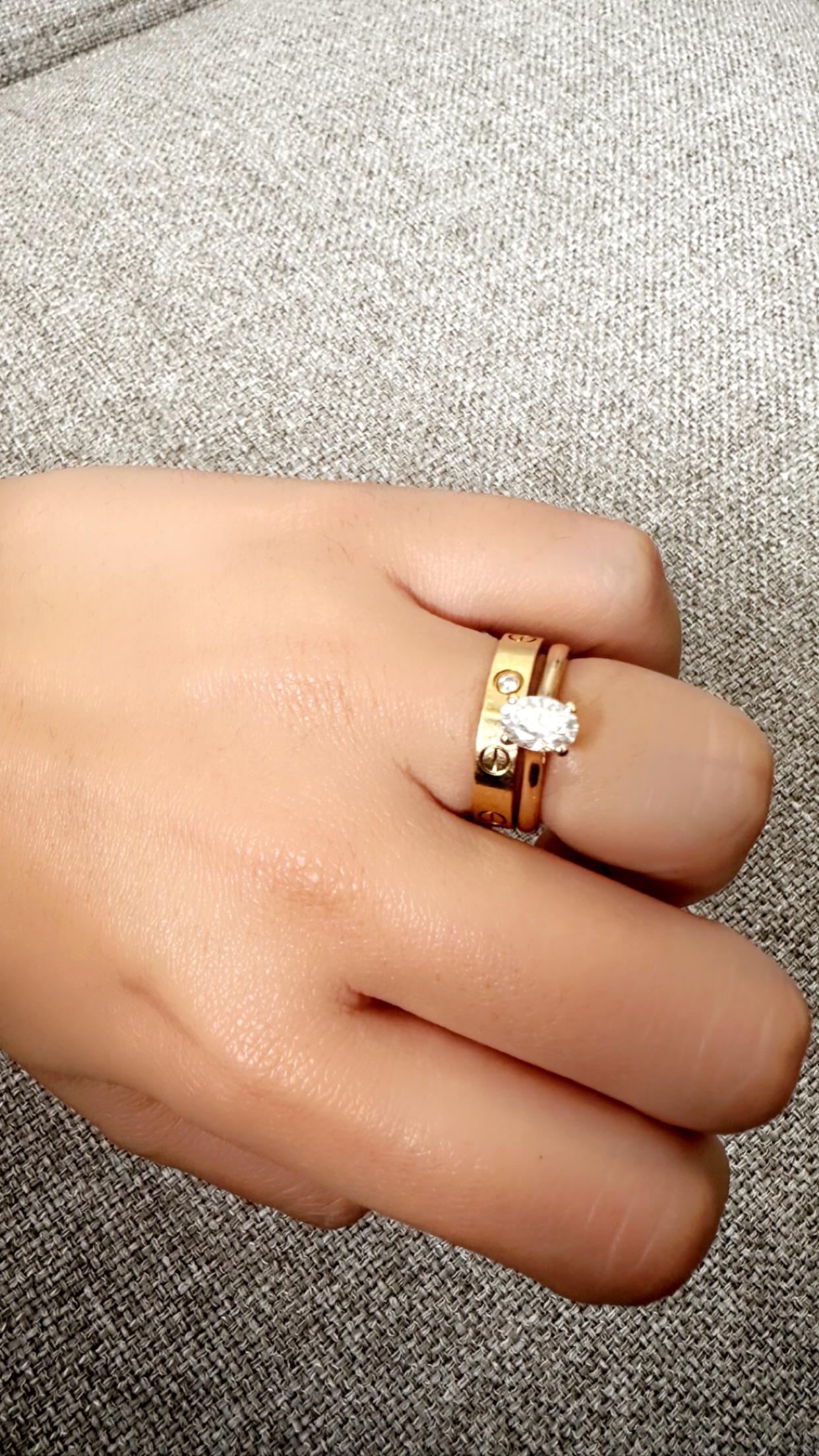 bague de fiancaille cartier
